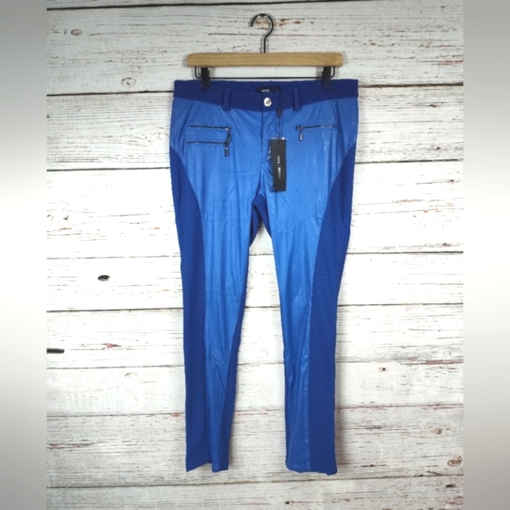 UNIQ Faux Leather Zipper Pants